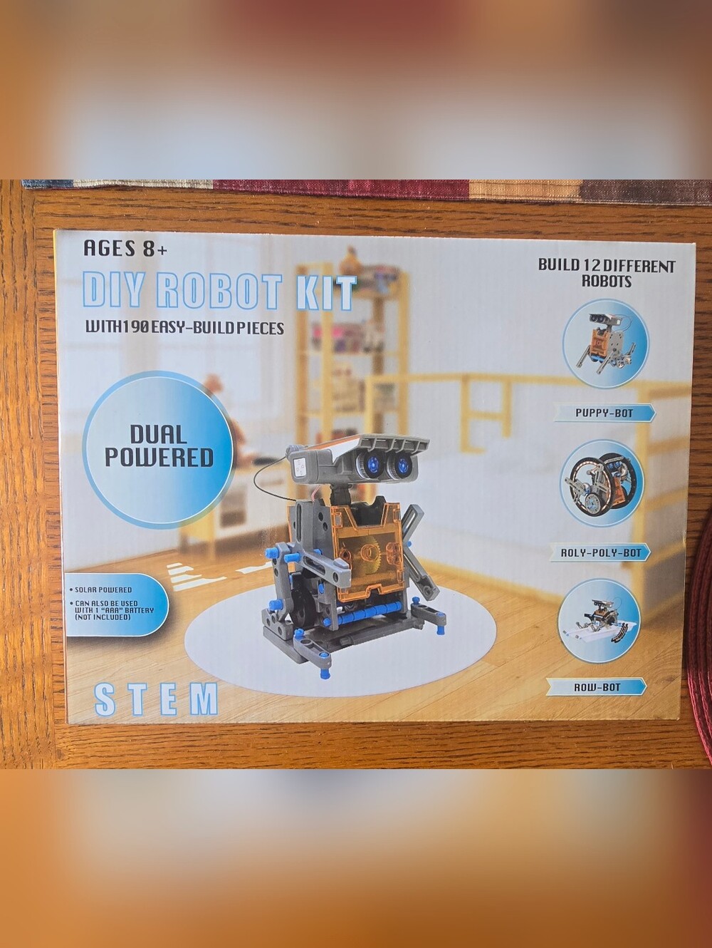 STEM Educational Dual-Powered Robot Kit